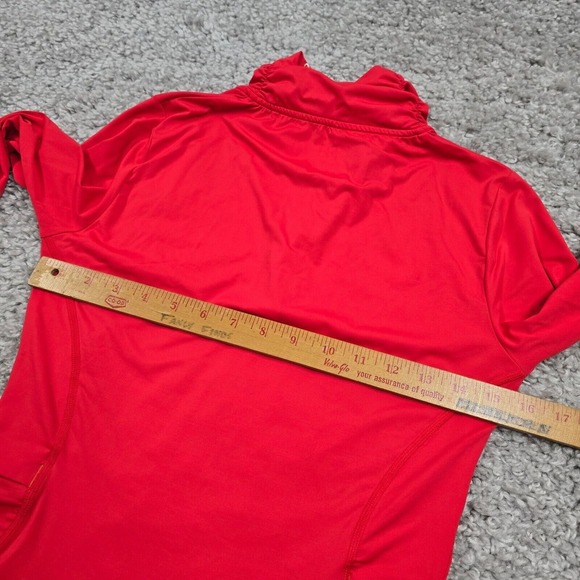 Title Nine Top Womens XS Pink 1/4 Zip Pullover Long Sleeve Stretch Running Gym - Picture 7 of 10